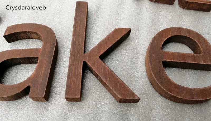 Home Bar Word - 1pc Targhe con nome in legno