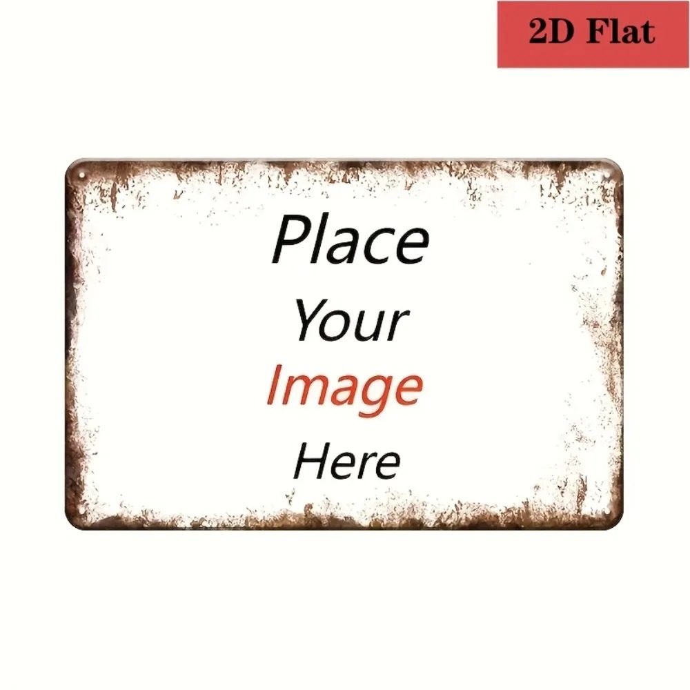 Home Bar And Restaurant - Targa in Metallo Personalizzabile 8×12 Pollici,