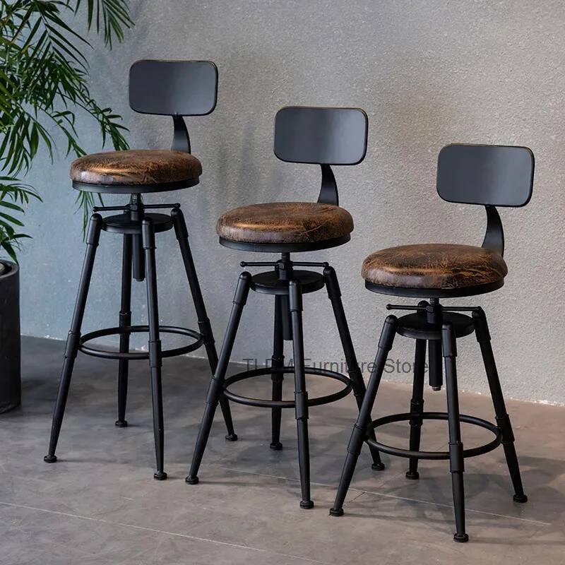 Home Bar Seating - Sgabello da Bar in Ferro Stile