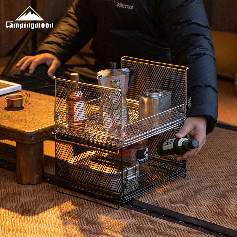 Home Bar Shelves - CAMPINGMOON CK-23SF Gabbia a Rete con
