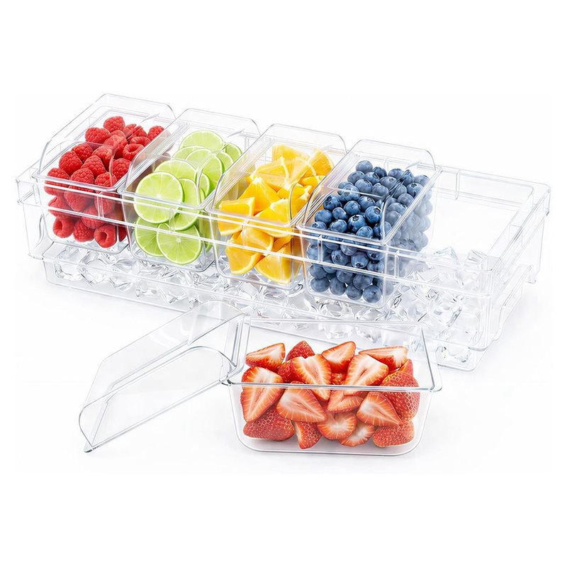 Garnish Tray Set - A27F-Set da portata per taco da