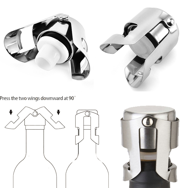 Wine Preservation Pump - Tappo per champagne Tappo per vino