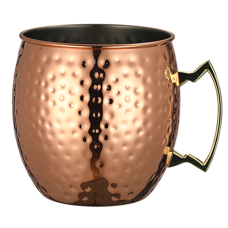 Mule Copper Mug - Tazza da mulo gigante martellata di