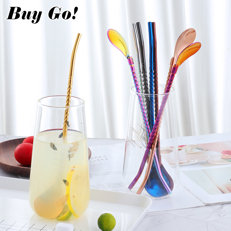 1PC Lunga Big Contorto Cucchia - Bar Spoon Twisted recensione e prezzo