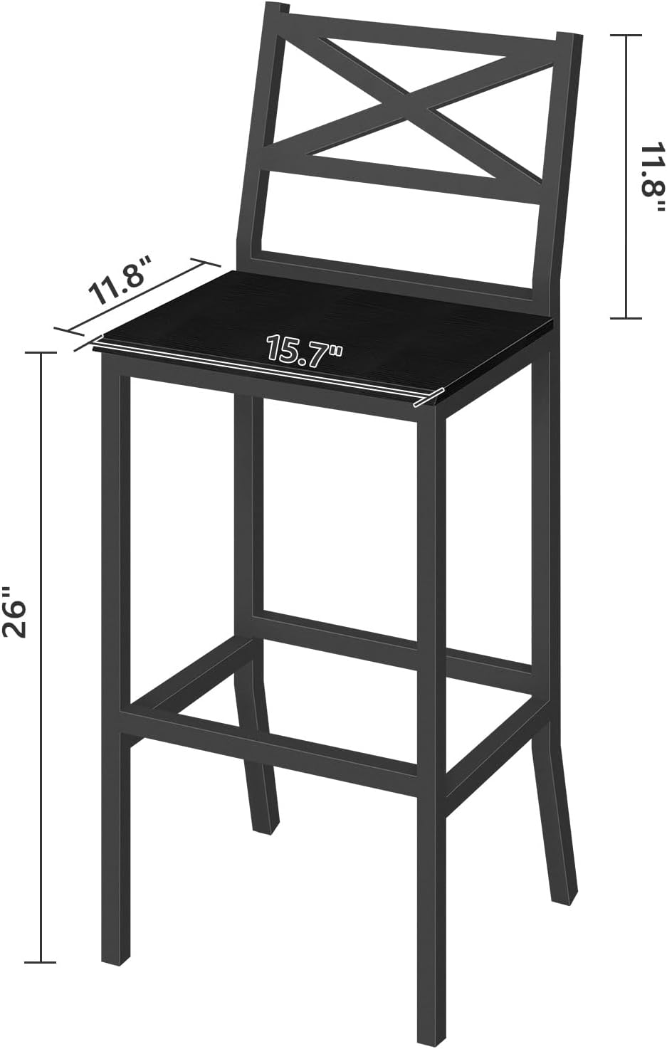 Sgabelli da Bar, Set di 2 Sedi - Home Bar Stools recensione e prezzo
