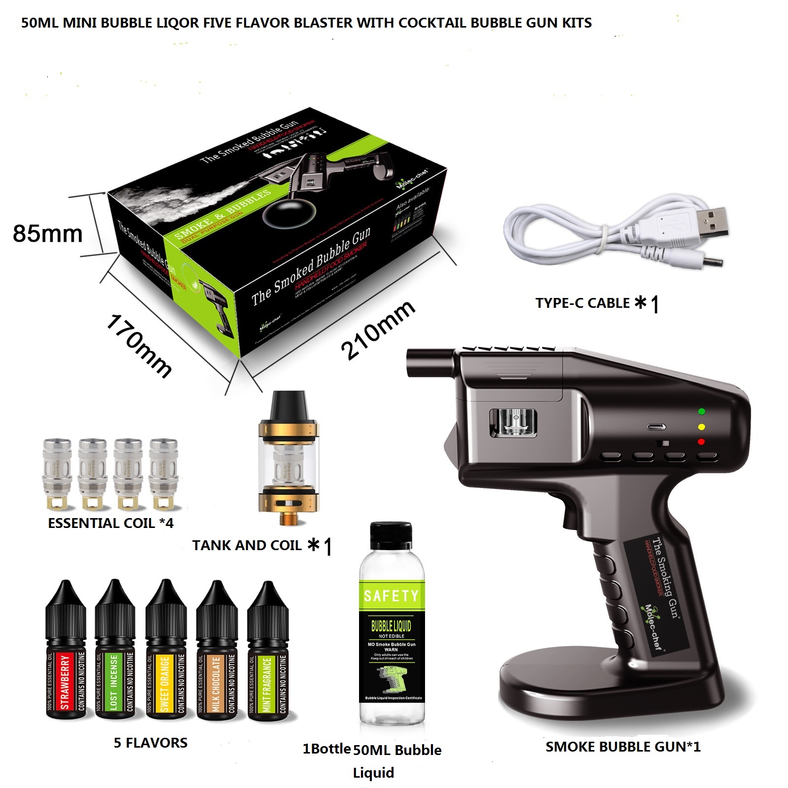 Kit pistola per cocktail Blast - Smoking Gun Kit recensione e prezzo