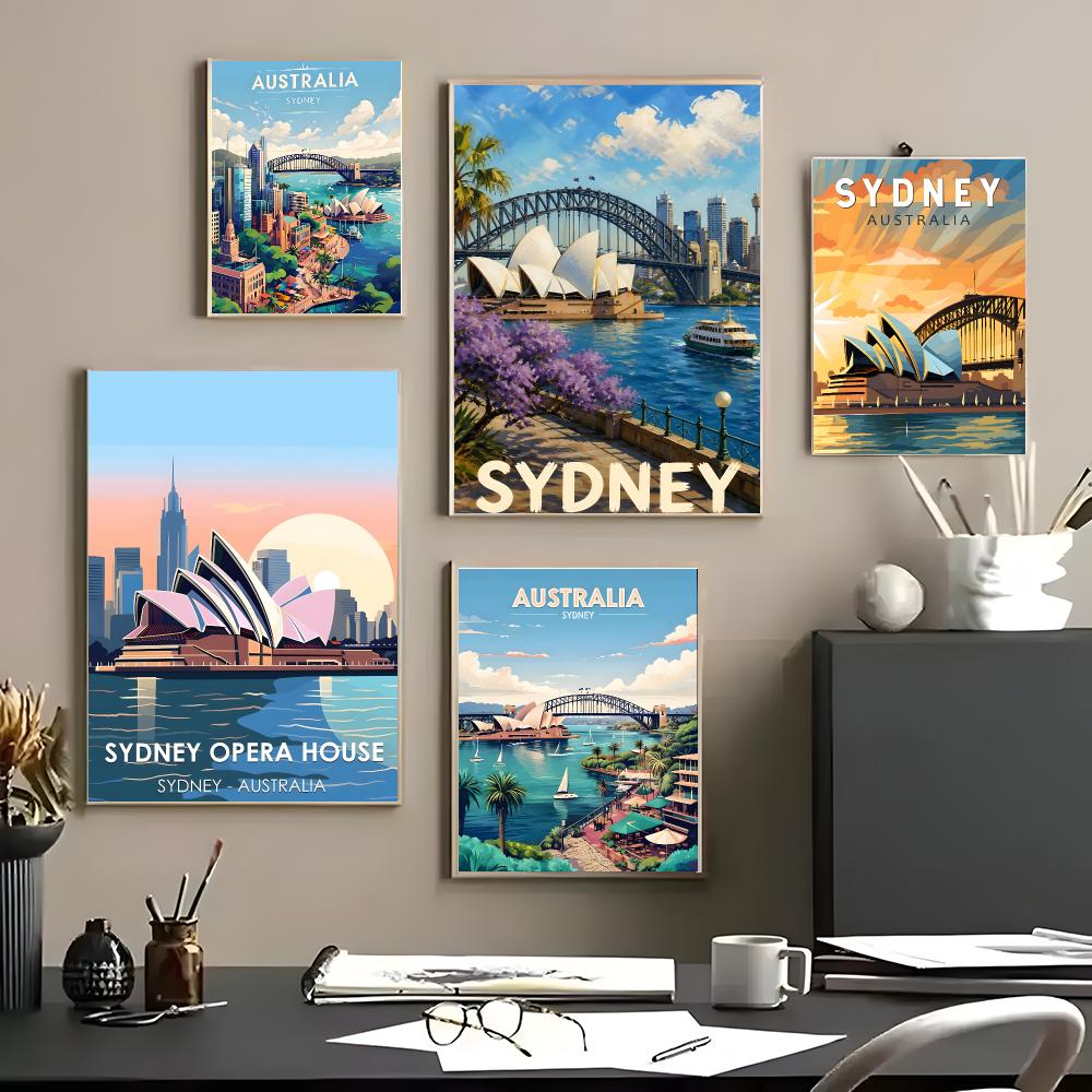 Poster artistico di Sydney, ad - Home Bar Sydney recensione e prezzo