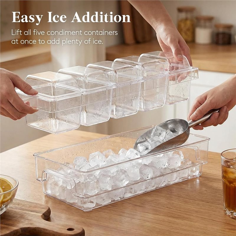ABMR - Set da portata traspare - Garnish Tray Set recensione e prezzo