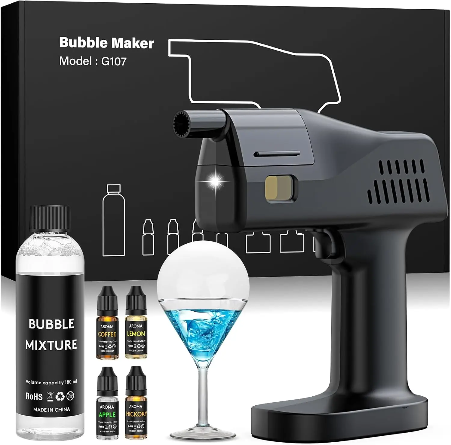 Kit Pistola Elettrica per Boll - Smoking Gun Kit recensione e prezzo